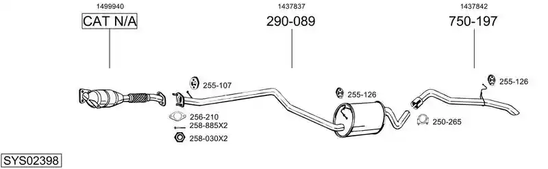 BOSAL SYS02398