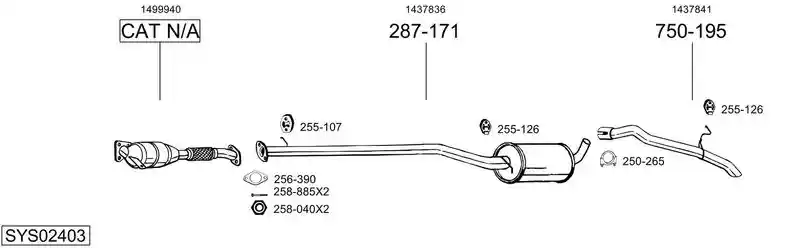 BOSAL SYS02403