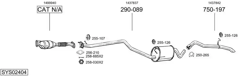 BOSAL SYS02404