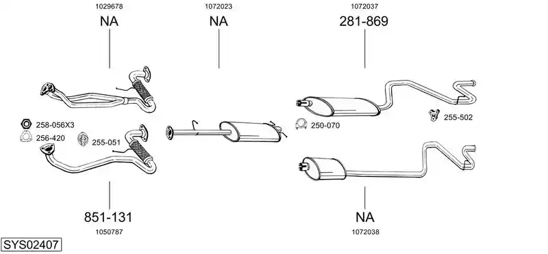 BOSAL SYS02407