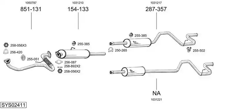 BOSAL SYS02411