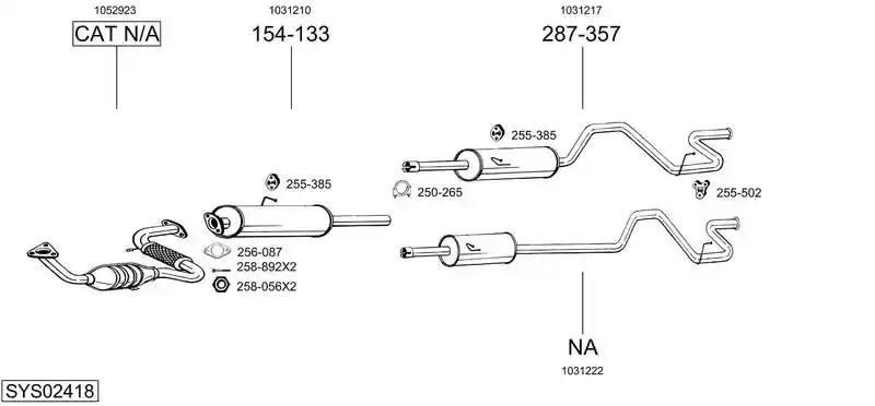 BOSAL SYS02418