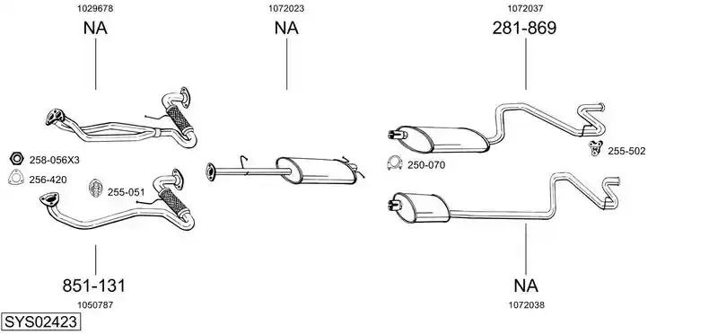 BOSAL SYS02423