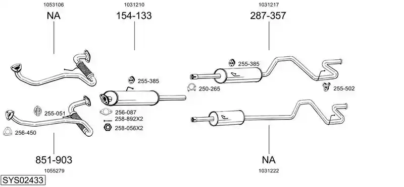 BOSAL SYS02433
