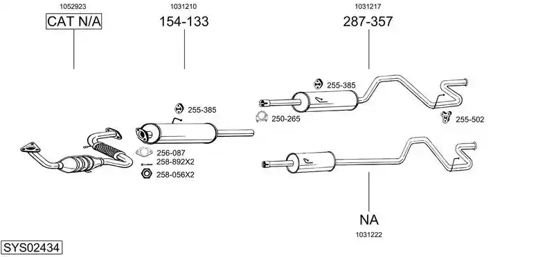 BOSAL SYS02434
