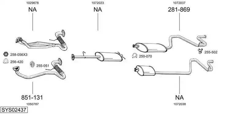BOSAL SYS02437