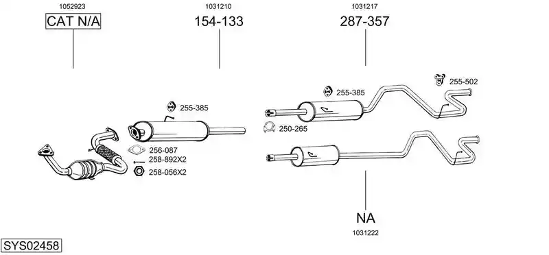 BOSAL SYS02458