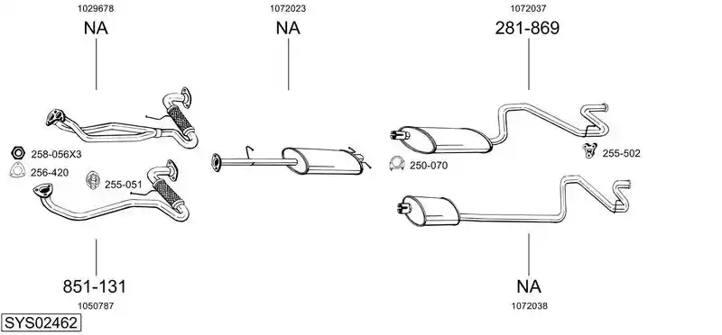 BOSAL SYS02462