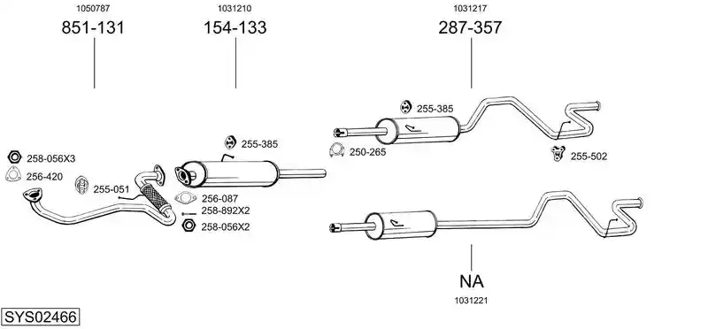 BOSAL SYS02466