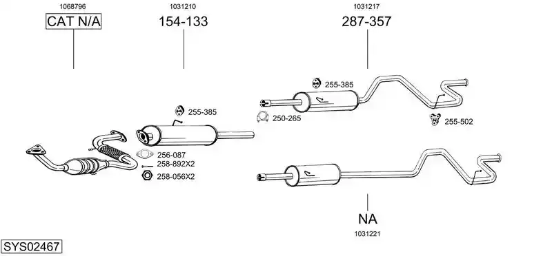 BOSAL SYS02467
