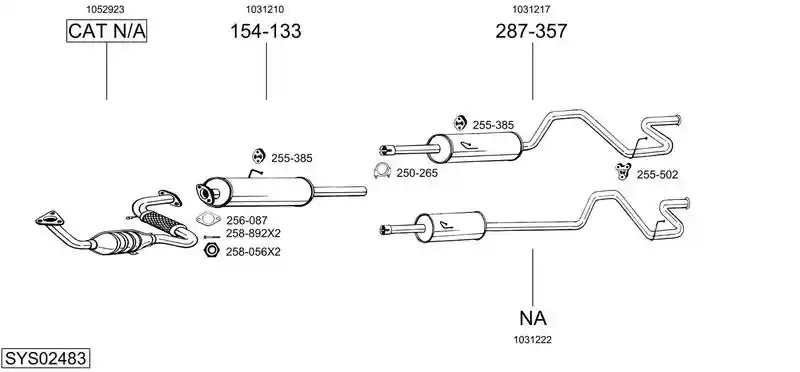 BOSAL SYS02483
