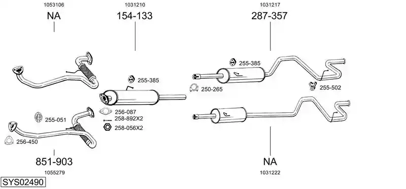 BOSAL SYS02490