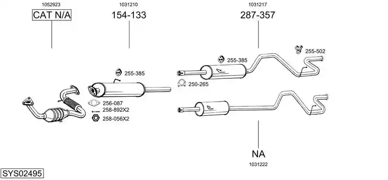 BOSAL SYS02495