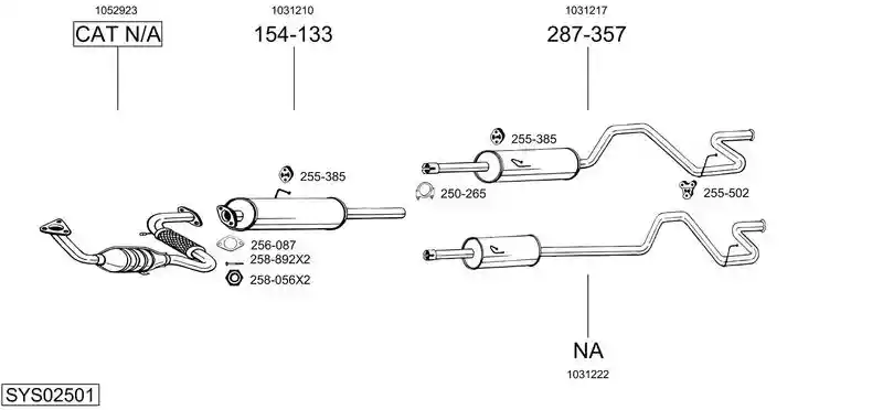BOSAL SYS02501