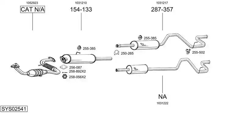 BOSAL SYS02541