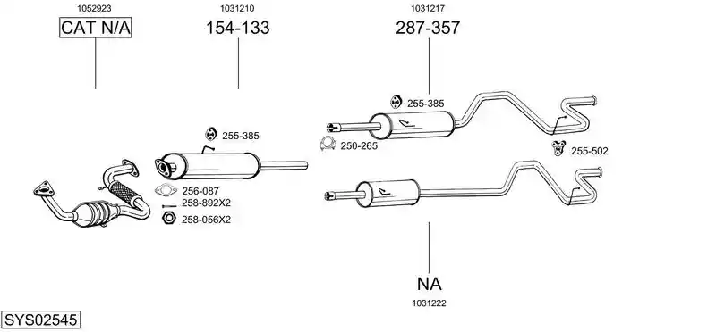 BOSAL SYS02545