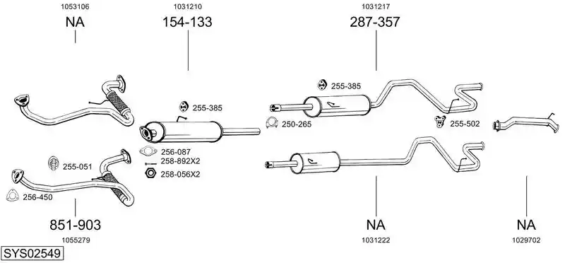 BOSAL SYS02549