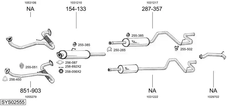 BOSAL SYS02555