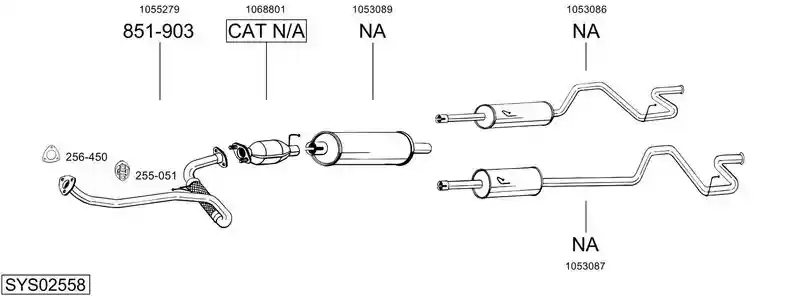 BOSAL SYS02558