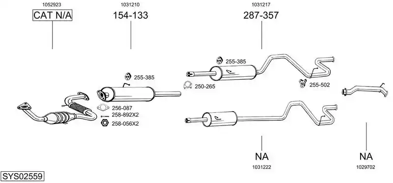 BOSAL SYS02559