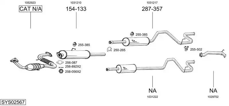 BOSAL SYS02567