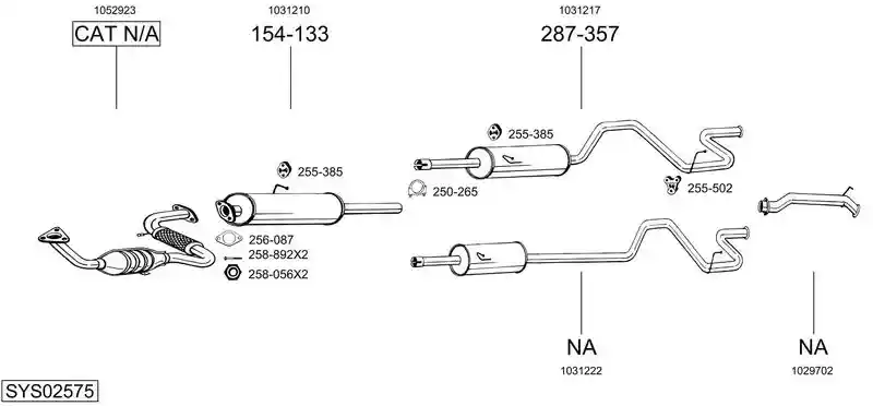 BOSAL SYS02575