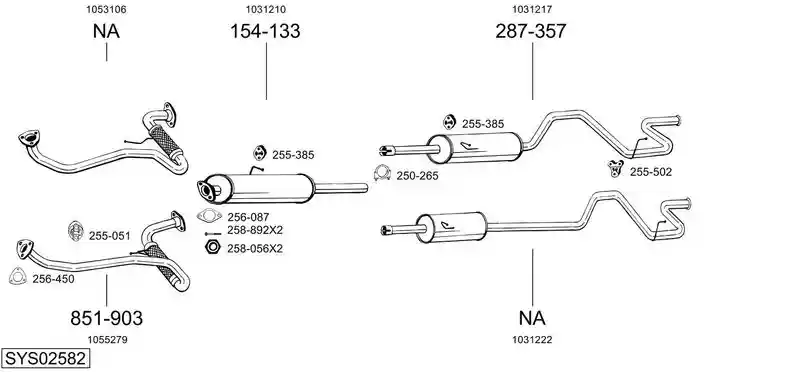 BOSAL SYS02582