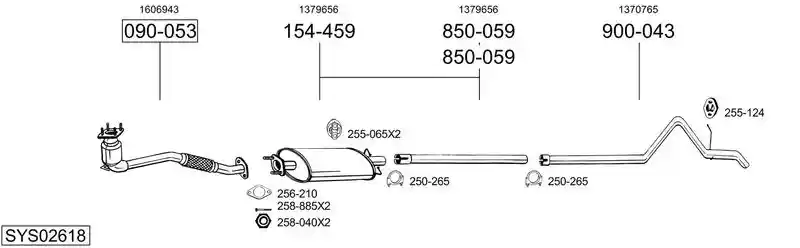 BOSAL SYS02618