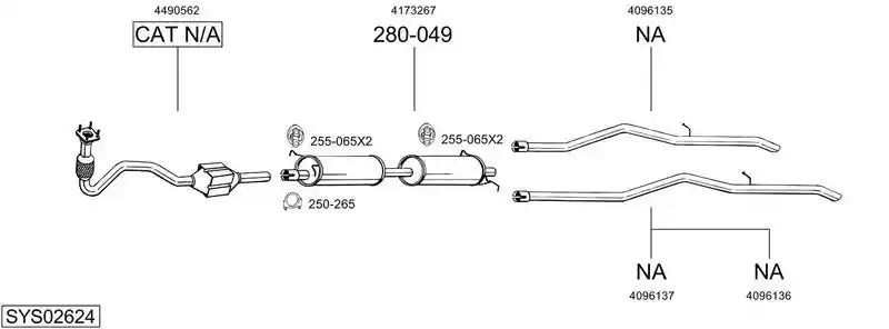 BOSAL SYS02624