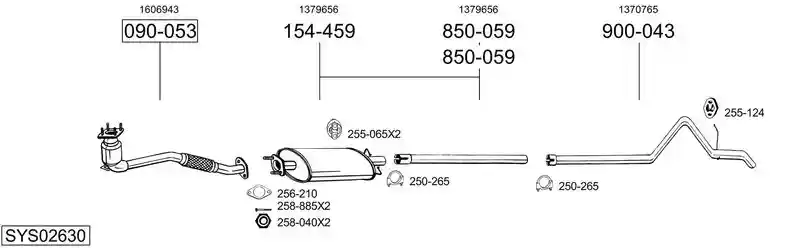 BOSAL SYS02630