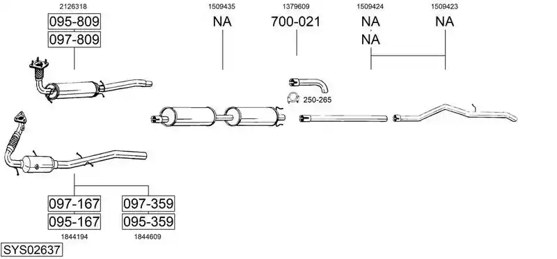 BOSAL SYS02637
