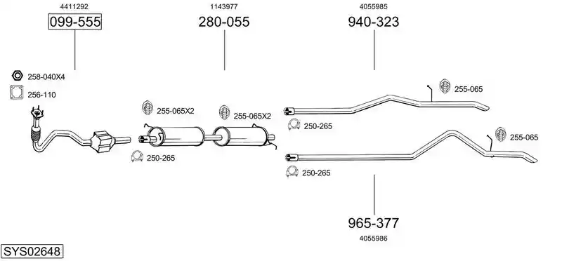 BOSAL SYS02648