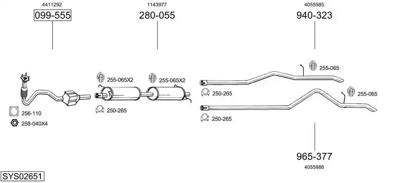 BOSAL SYS02651