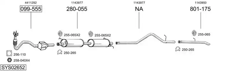 BOSAL SYS02652