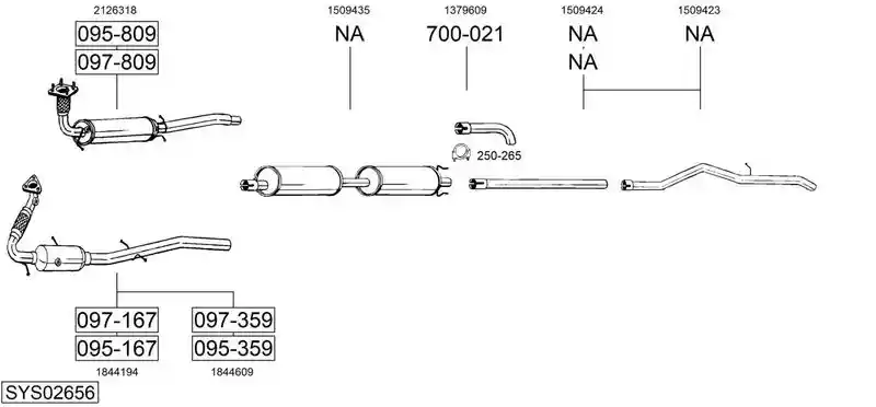 BOSAL SYS02656