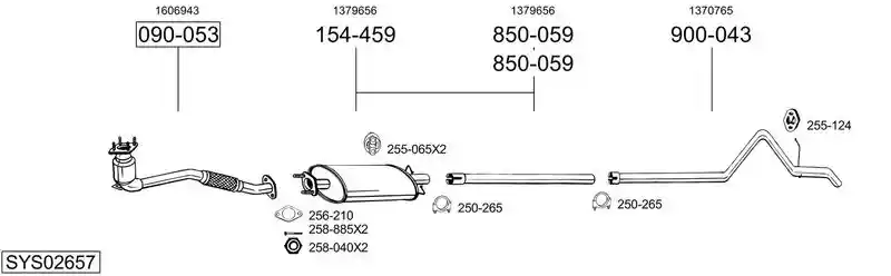 BOSAL SYS02657