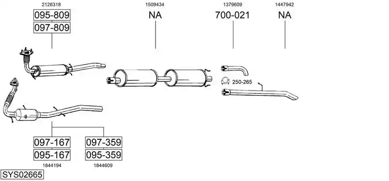 BOSAL SYS02665