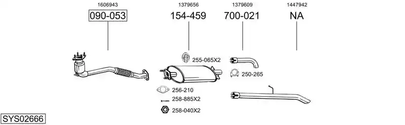 BOSAL SYS02666