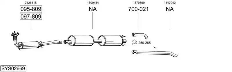 BOSAL SYS02669