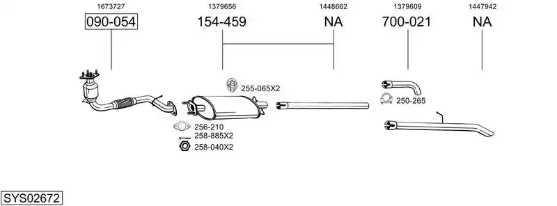 BOSAL SYS02672