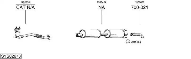 BOSAL SYS02673