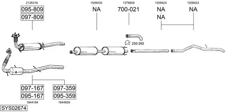 BOSAL SYS02674