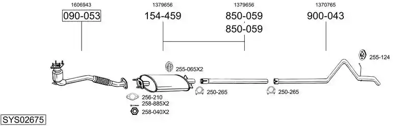 BOSAL SYS02675