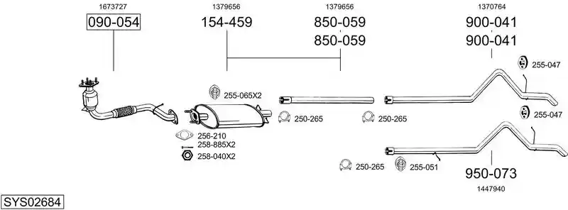BOSAL SYS02684