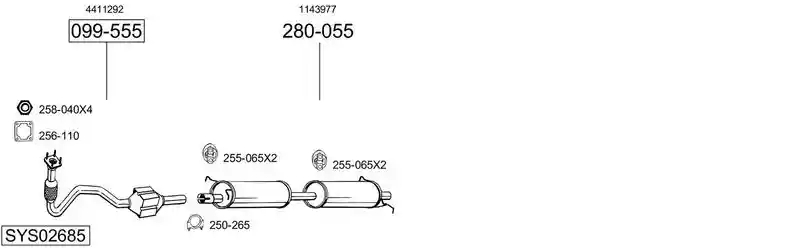 BOSAL SYS02685