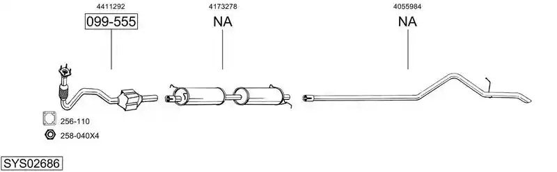 BOSAL SYS02686