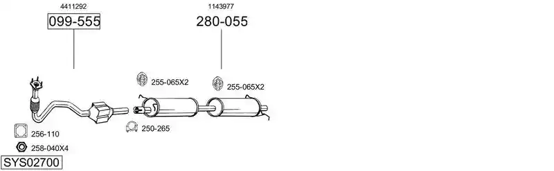 BOSAL SYS02700