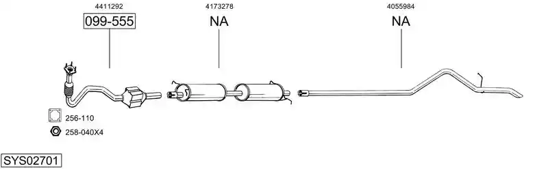 BOSAL SYS02701