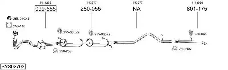 BOSAL SYS02703