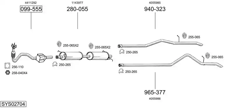 BOSAL SYS02704